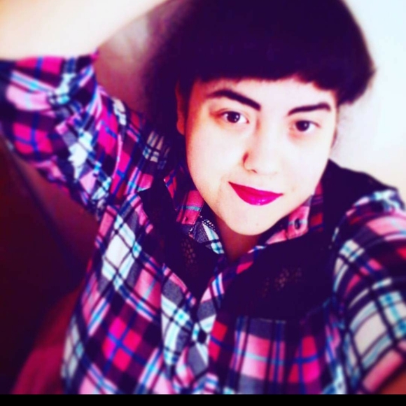 EYE CANDY! β€ Flannel Pink Top button down 2Xl - Picture 6 of 14